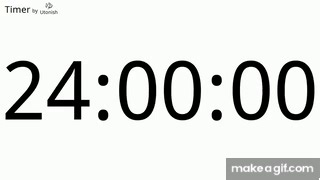 24 Hour Countdown Timer on Make a GIF