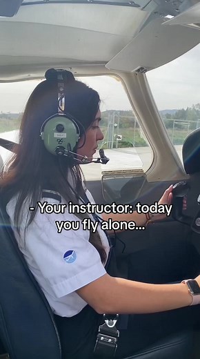 First SOLO flight mood… 😂 #aerodynamicsacademy #humor #aviation #studentpilot #soloflight | Aerodynamics Academy