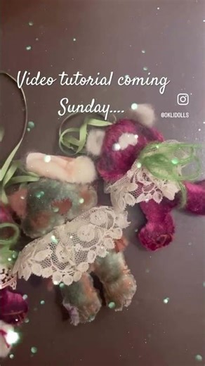 How to make teddy bear tutorial.#handmade #art#howtomake