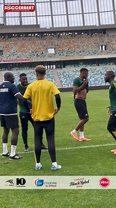 1.1M views · 13K reactions | A beautiful reunion 欄 Sipho Mbule all smiles as he reconnects with Zimbabwe assistant coach Kaitano Tembo! ❤️輸 #AirMobile #ForTheBettor #CarlingKnockout | SoccerBeat | Facebook