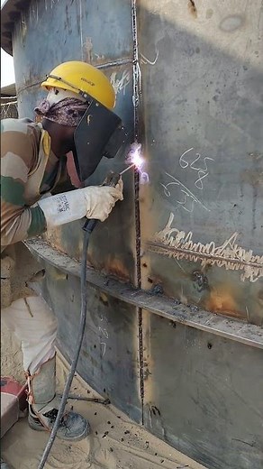 Today’s video shows 3G position stick welding using SMAW. Watch the full weld techniques #subscribe