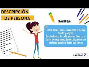 La descripción para niños de primer grado