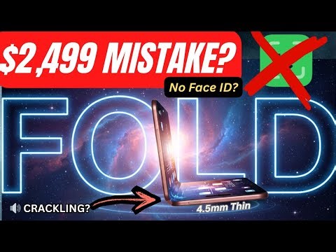 $2,500 iPhone Fold: Apple’s Biggest Mistake? (Face ID Removed) – 2026 Leaks