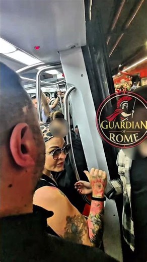 Dragging the Pickpocket Out Bu Angelica The Wrestler #Rome #Metro #Pickpocket #Italy #Crime #Shorts