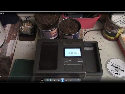 How I dry the tobacco for the Powermatic III (3) if it is too moist. Tossing machine.