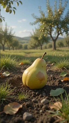 🍑 Watch a Pear Grow from Seed to Fruit! #reels #fruit #nature