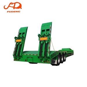 [Hot Item] 3 Axles Lowboy Trailer Customizable Lowbed Semi Trailer for Sale