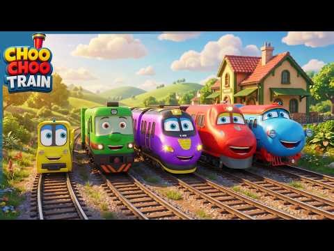 Colors for Children 🚂 Toy Trains Find Their Colors Adventure!