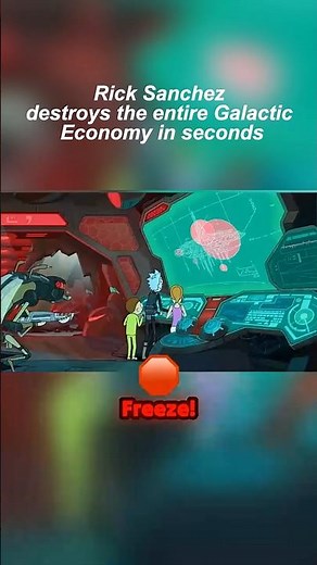 Rick Sanchez Destroys the Entire Galactic Economy in Seconds 💸 #rickandmorty #shorts