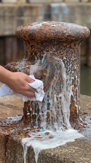 From rusty relic to restored masterpiece. Watch the magic happen. ✨ #RustRevival"