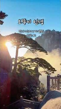 인생노래 | ‘오뚜기 인생’ | 소나무처럼 굳센 인생 | 국악 감성 트로트| #중년감성 #트로트 #풍경