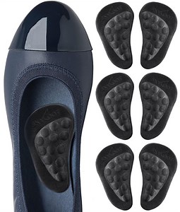 Skyfoot 3 Pairs Arch Support Inserts for Flat Feet, Plantar Fasciitis, Arch Insoles for Foot Pain and Pressure Relief