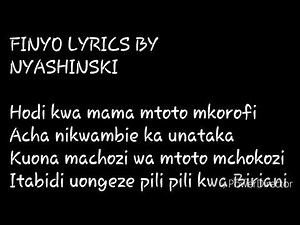 NYASHINSKI- FINYO LYRICS##