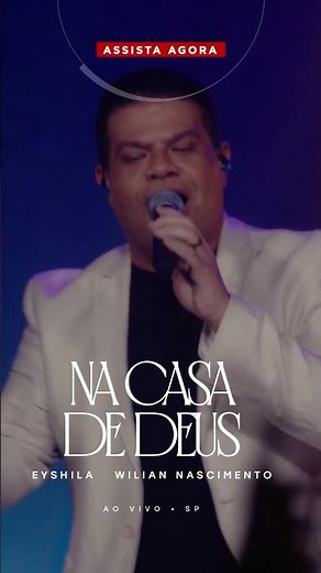 O melhor lugar do mundo é na presença do Senhor, amém?! Assista "Na Casa de Deus (Ao Vivo)"