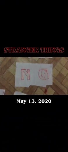 My drawing Stranger things intro (Season 3)