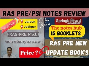 Ras Pre new 2023 update books set available Now "The notes hub jaipur & jodhpur " authorised by SBA