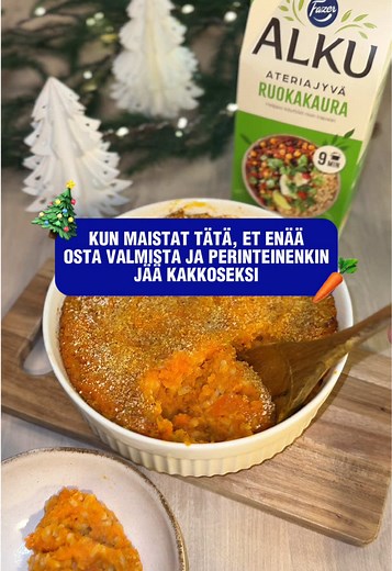 Porkkanalaatikko Fazer Alku Ruokakaurasta – Helppo ohje!