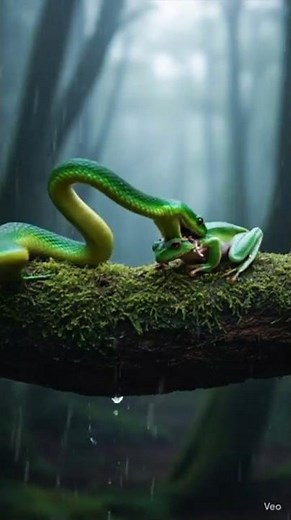 Snake VS Frog || #snake #animals #wildlife
