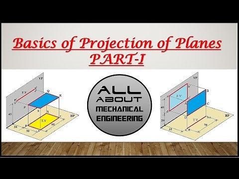 Basic of Projection of Planes (Part-I) #projectionofplanes #engineeringgraphics