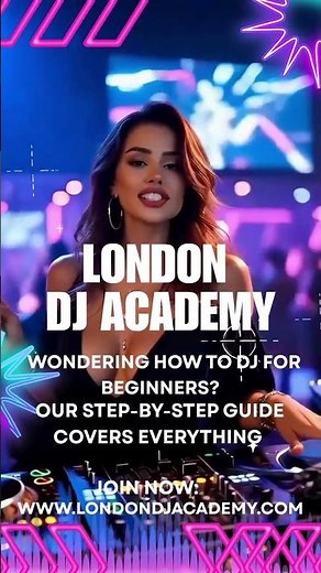 Wondering how to DJ for beginners? #djacademy #djcourse #djlessons #djschool #learntodjlondondon