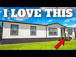 LOTS of CREATIVE but FUNCTIONAL features in this NEW mobile home! Prefab House Tour
