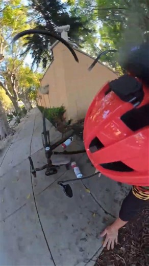 Falling is the fastest way off a bike