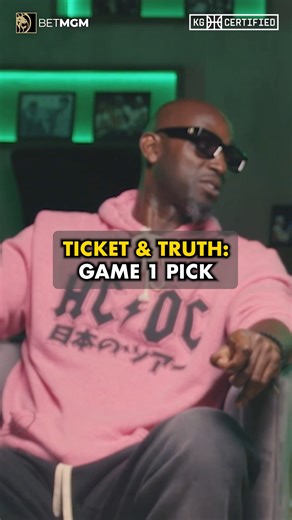 “I got the first game going to the Celtics. Think its important for them to establish something early on. I think its gon be a tight series… more physical finals than we’ve seen in the past” P and I rockin with the C’s ☘️ tonight. It gon be critical for the C’s to set the tone for this game and take care of home court. I do think the refs gon let them play physical this series and it gon be a close one. Lets get it! 💯💪🏿 | Kevin Garnett