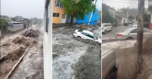 Las impactantes imágenes que dejó la lluvia en Querétaro