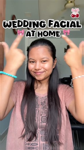 DIY Wedding Glow Facial | Salon Like Glow At Home 💛 #skincare #skincareroutine #shorts #fyp #yt
