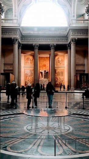 The Foucault’s Pendulum in the Pantheon, Paris 🇫🇷