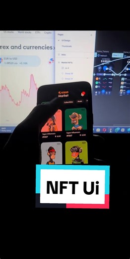 "Diving into the future of art with my latest UI design showcase on an...