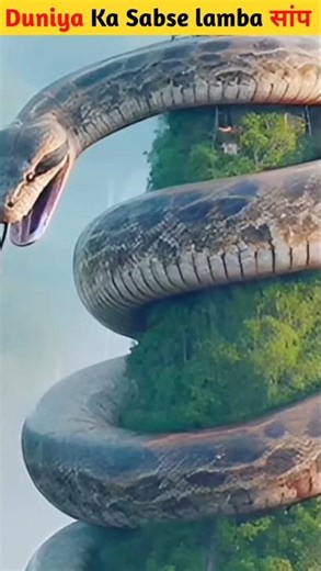 दुनिया का सबसे लंबा सांप 😱 | Longest Snake in the World! #shorts