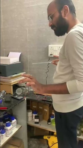 "Sodium meets water – a fiery explosion of science! ⚡💦🔥 #ChemistryInAction"