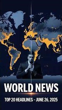 Top 20 World News Highlights for June 26, 2025