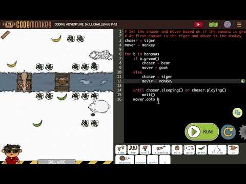 CodeMonkey Skill Mode 11-12