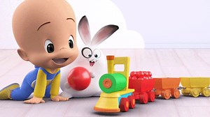 ¡Cuquín y Fantasma juegan con su tren de juguete que cambia de tamaño y color! Aprende los distintos colores - rojo, amarillo, verde, azul...- y la diferencia entre grande y pequeño en esta divertida colección de vídeos educativos para niños. #Paraniños #videosparaniños #videoseducativos | Cleo y Cuquín- Familia Telerín