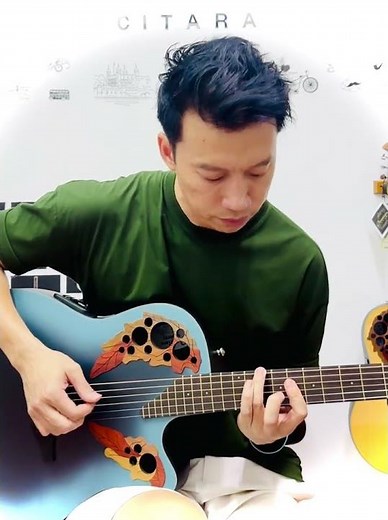 Ovation guitar CE44 review รีวิว Real Sound