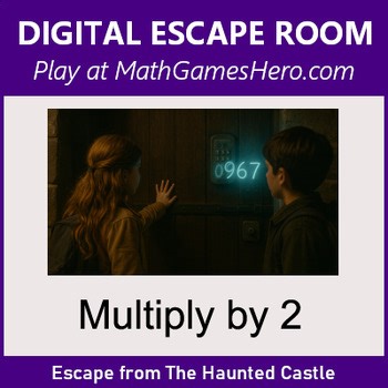 Multiply by 2 | Digital Math Escape Room Game