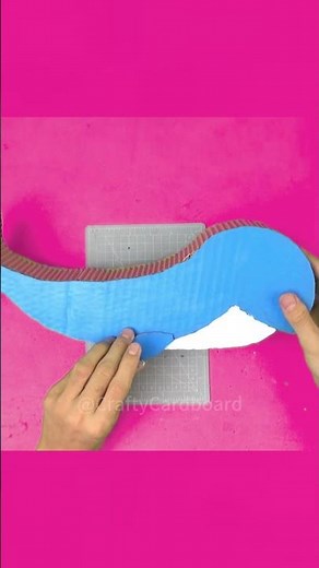 🐋 This Adorable Whale Is Made from Cardboard! 💙 | Crafty Cardboard