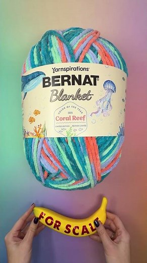 Bernat Blanket – 2026 Color of the Year: Coral Reef
