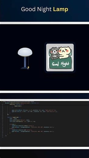 Good Night Lamp 🌙💡