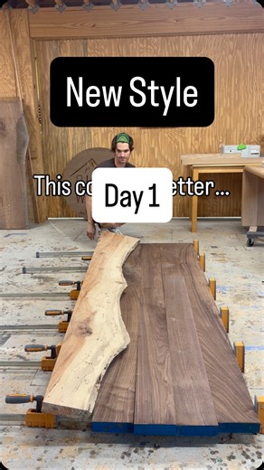 Tanner Rowley | Crazy build day 1 We have set off to make a revolutionary new style of woodworking piece and we are going to document the entire process... | Instagram