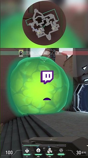 VIPER DEFENSE SETUP ON BIND | Valorant #shorts