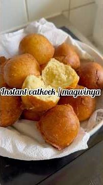 How to make instant fat cakes / vatkoek /magwinya at home #instant #vatkoek #magwinya #southafrican