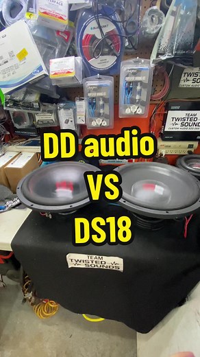 DD audio vs Ds 18 audio#teamtwistedsounds #subwoofers #ddaudio #ds18 #caraudio #extremeaudio #15inchsubwoofer #12inchsubwoofers #cartiktok #basstok