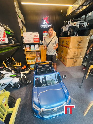 4.4K views · 14 reactions | We want to extend our heartfelt thanks to our fantastic walk-in client for purchasing the best-selling Toyota Licensed Hilux New Face and availing of our Home Credit option!  Your choice and support are greatly appreciated. #LittleRiderPH #rideoncarsforkids | Little Rider Ph | Facebook