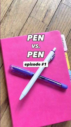 pen versus pen comparison #journalshorts #handwriting #penswatch #journalsupplies