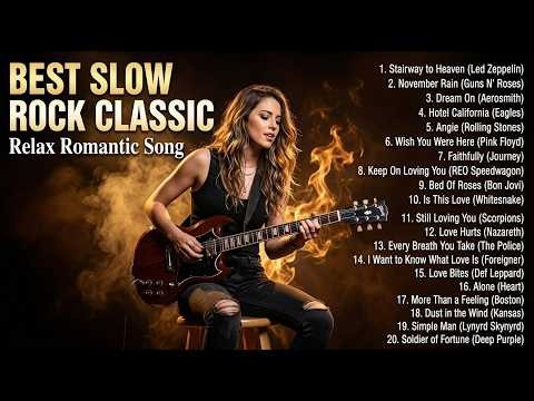 🌹 Best Classic Slow Rock Songs ❤️ | Emotional Rock Ballads