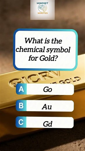 Can You Solve This Chemistry Riddle? 🧪 #Trivia #mindsetminutes #quiz #facts