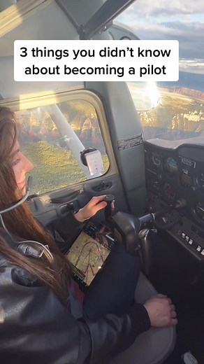 3 things you didn’t know about becoming a pilot! #femalepilotsoftiktok #femalepilot #generalaviationlovers #aviationtiktoks #howtobecomeapilot